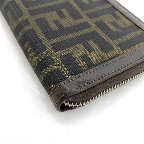 fendi zucca long wallet|Fendi wallet quality.